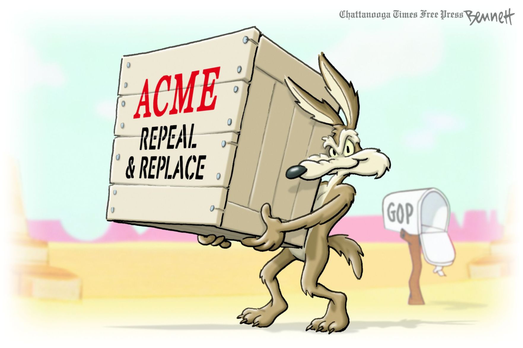 Clay Bennett editorial cartoon